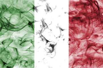 Italy smoke flag