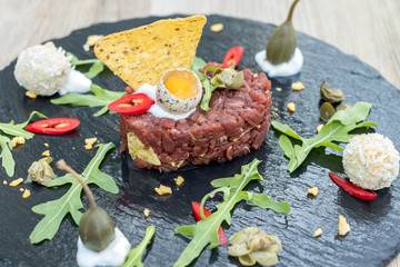 Tartare from beef