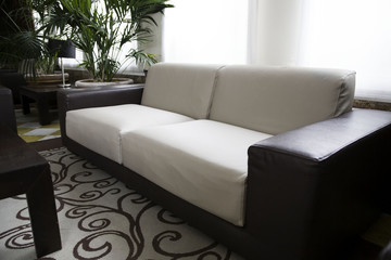 Sofa in room