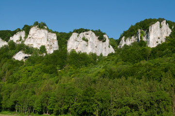 Hausener Wände im oberen Donautal