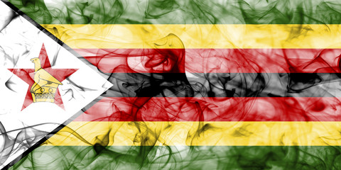 Zimbabwe smoke flag