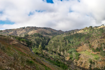 Fototapeta na wymiar Madeiras Mountains