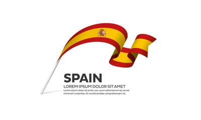 Spain flag background