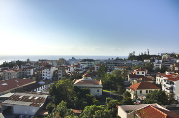 Fototapeta na wymiar Funchal - Bird's View