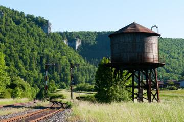 Wasserturm für Dampflokomotiven © Eberhard Spaeth