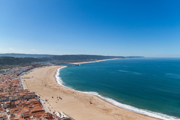 Fototapeta na wymiar View of the beach from top