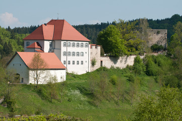 Fototapeta na wymiar Schloss in Hettingen