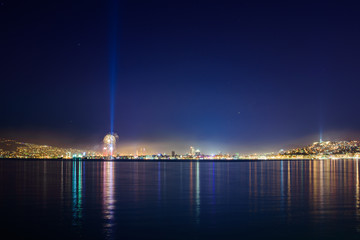 Fototapeta premium Izmir by night