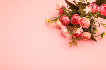 Roses on a vintage background