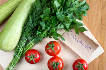 Fresh farmer's market vegetables