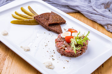 Tartare from beef