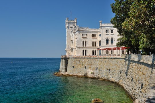 Trieste castello di Miramare, Friuli, Italia
