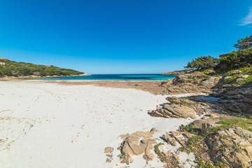 Cala Granu on a clear day