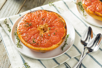 Sweet Homemade Baked Red Grapefruits