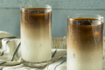 Refreshing Homemade Layered Iced Coffee