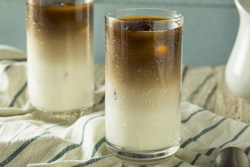 Refreshing Homemade Layered Iced Coffee