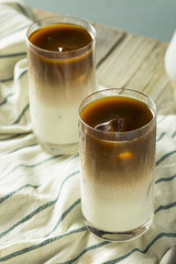 Refreshing Homemade Layered Iced Coffee