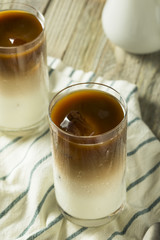 Refreshing Homemade Layered Iced Coffee