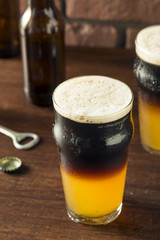Irish Layered Black and Tan Beer