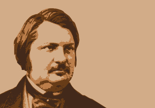 Balzac - écrivain - portrait - personnage historique - littérature - personnage célèbre - livre