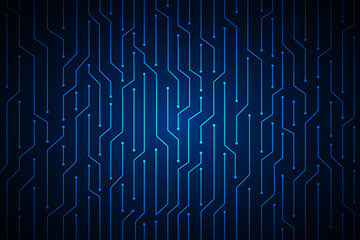 Line circuit abstract technology vector background design.