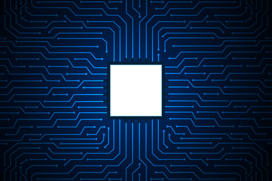 Line circuit technology abstract background vector design.