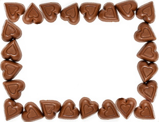 Valentines Day Chocolate Heart Border