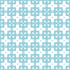 Geometric pattern in repeat. Fabric print. Seamless background, mosaic ornament, ethnic style. 