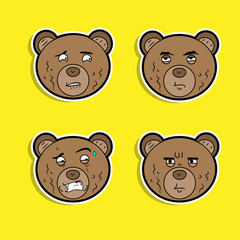 brown_bears_expressions_template