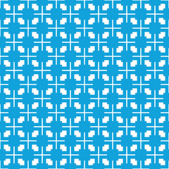 Geometric pattern in repeat. Fabric print. Seamless background, mosaic ornament, ethnic style. 