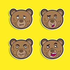 brown_bears_expressions_template