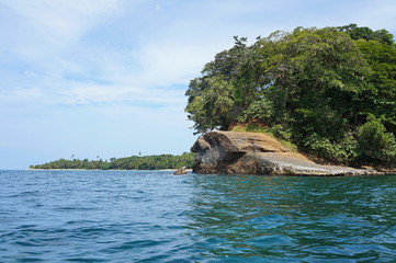 Fototapeta premium Punta Uva in Costa Rica on the Caribbean coast near Puerto Viejo de Talamanca, Central America