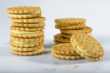 biscuits fourrés à la crème de citron