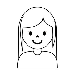 cartoon woman icon
