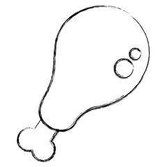 thigh chicken meat icon
