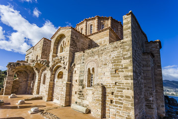 Fototapeta premium church of Panagia Odigitria in Byzantine town of Monemvasia, Greece, 04 JAN 2018