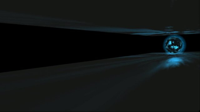 Asteroide luminoso incandescente rotolante