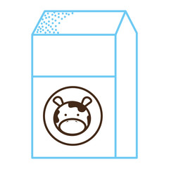 milk box isolated icon