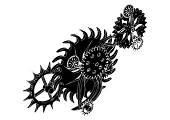 Black gear mechanism