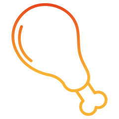 thigh chicken meat icon