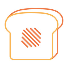 Loaf slice icon 