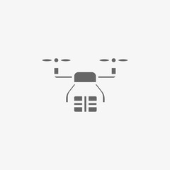 drone with mail pack