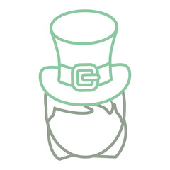 Irish top hat icon
