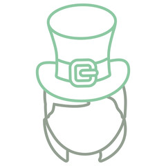 Irish top hat icon