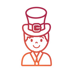 Obraz premium Irish top hat design