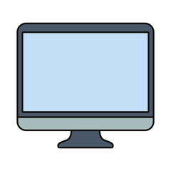 Fototapeta premium computer monitor icon 