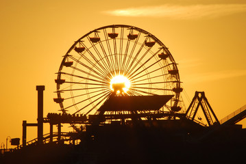 Sunset in Santa Monica