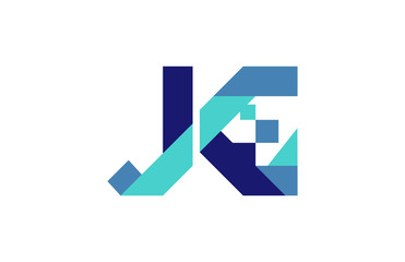 JG Digital Ribbon Letter Logo 