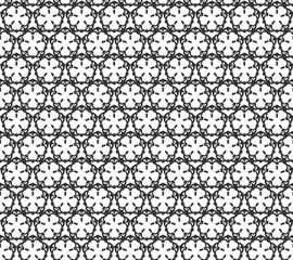 Abstract geometric Seamless pattern . Repeating geometric Black and white texture. geometric decoration