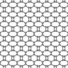 Naklejka premium Abstract geometric Seamless pattern . Repeating geometric Black and white texture. geometric decoration